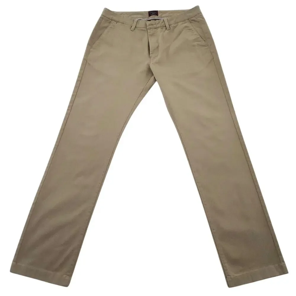 UNTUCKit Men's Relaxed Fit Pants 34x32 Tan Chino Khakis Stretch Business Casual - Picture 1 of 9